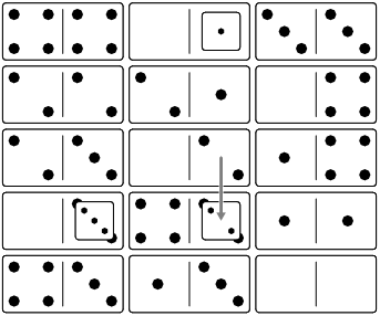 How to play domino solitaire 